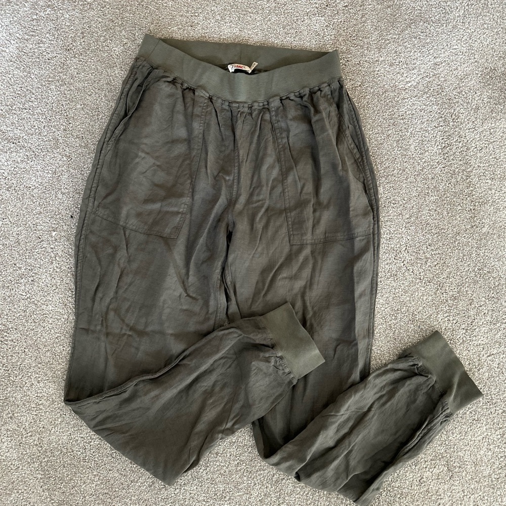 Faherty Olive Green Joggers